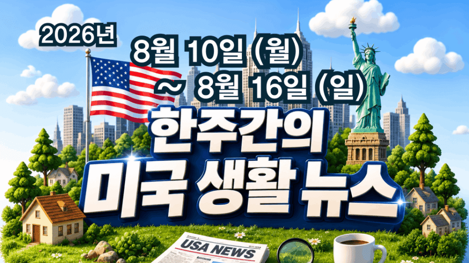 🇺🇸 8월 10일~16일 뉴욕·뉴저지 한인 주요뉴스: 이민 전자제출·보육비·한국어 교육·문화행사